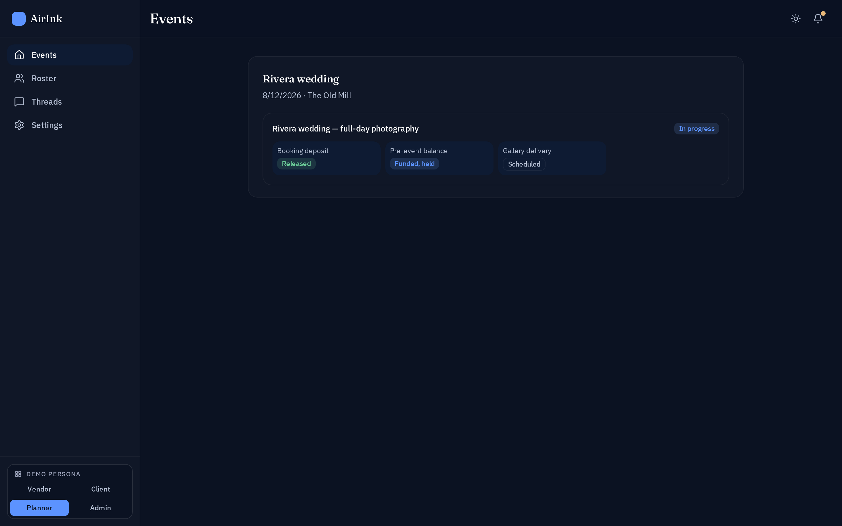 Manage work Desktop