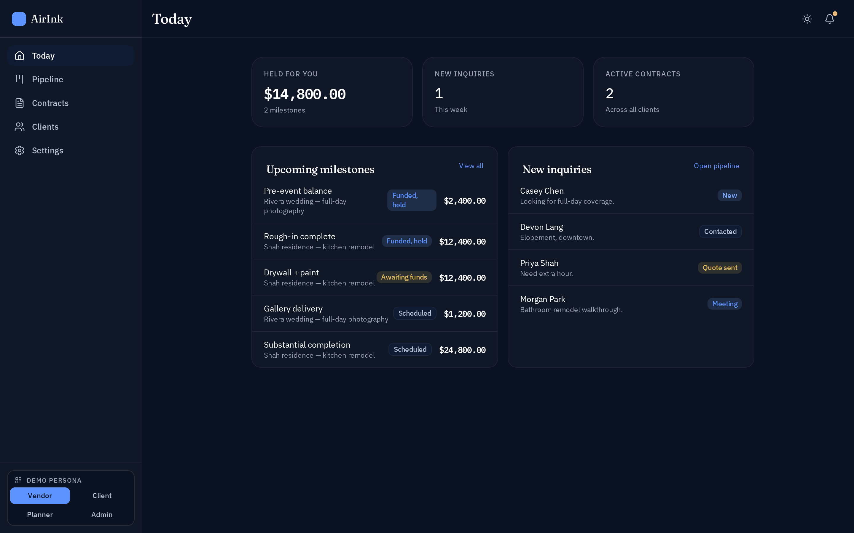 Get paid Desktop